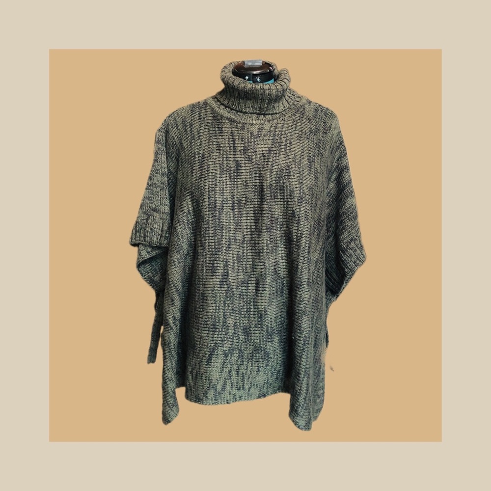 Super soft, Turtleneck Poncho, Ann Taylor Loft